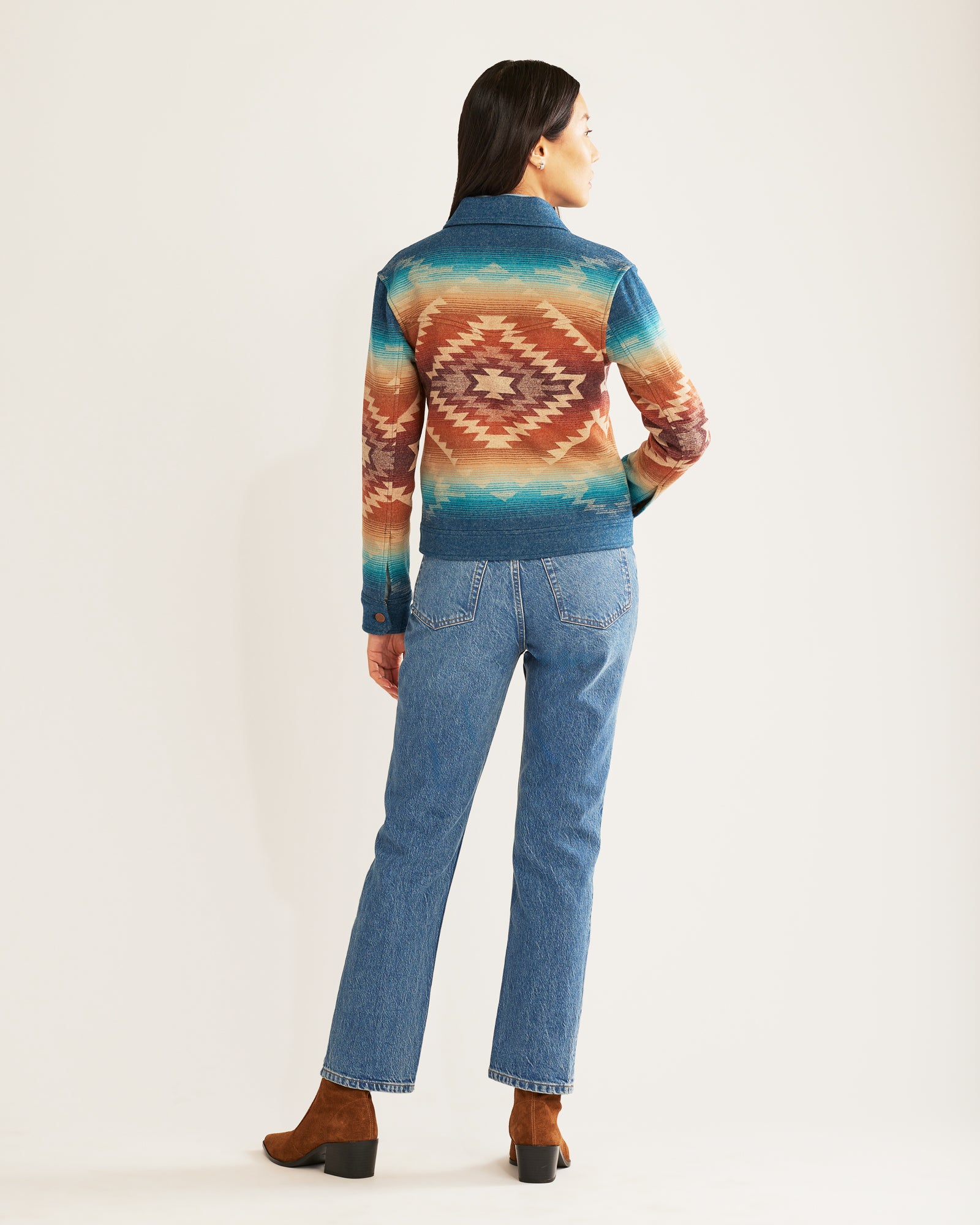 Canyon Wool Jacket <br> Turquoise Pagosa Springs