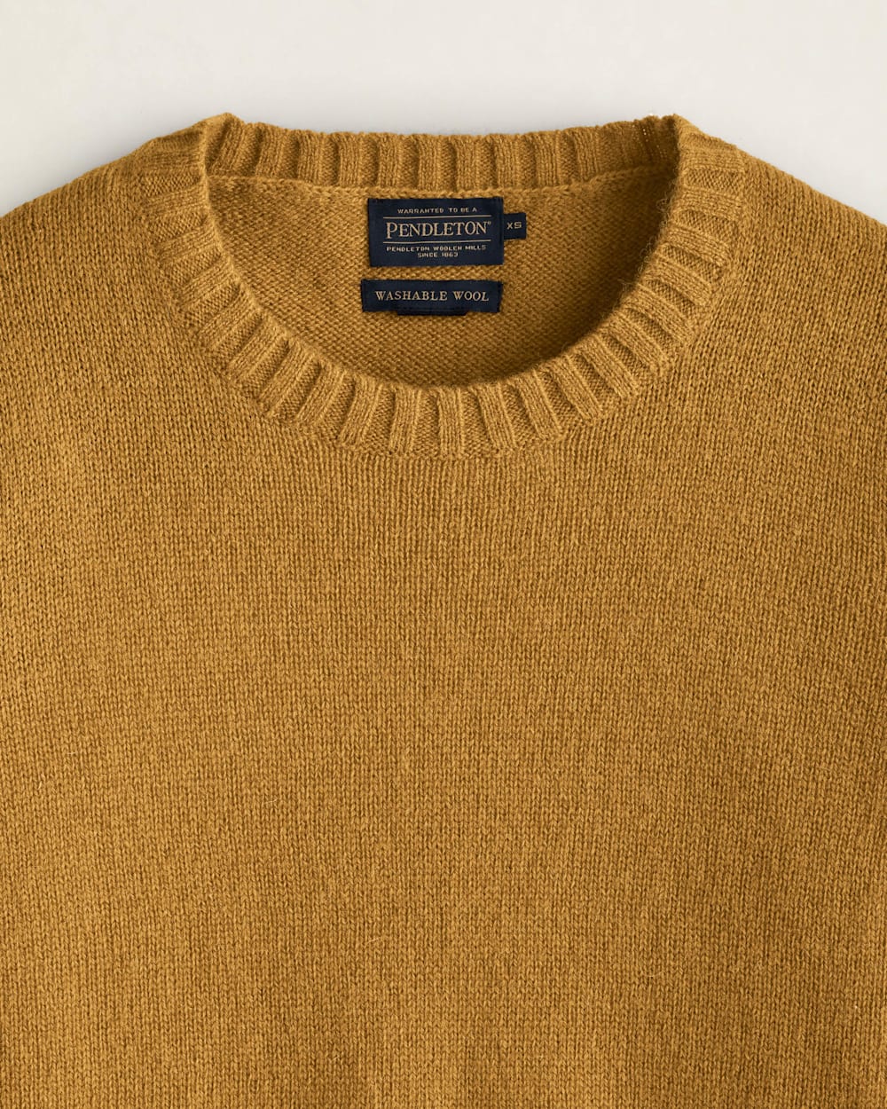 WOMEN'S SHETLAND COLLECTION SWEATER<br>DEEP GOLD