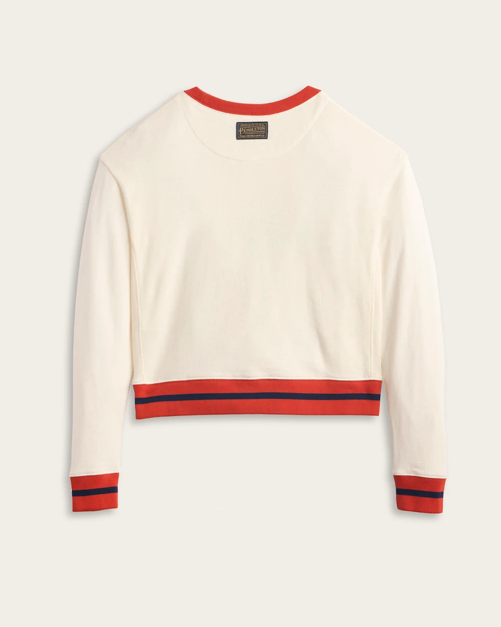 SAMPLE - WOMEN'S SKI GRAPHIC FRENCH TERRY PULLOVER<br>IVORY
