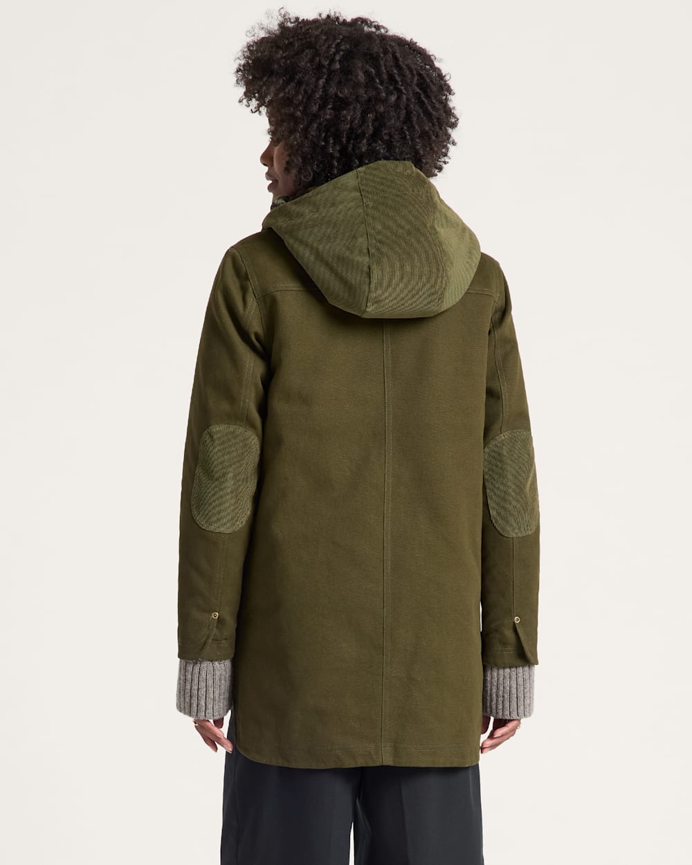 WOMEN'S CEDAR CREEK CANVAS PARKA<br>DARK OLIVE
