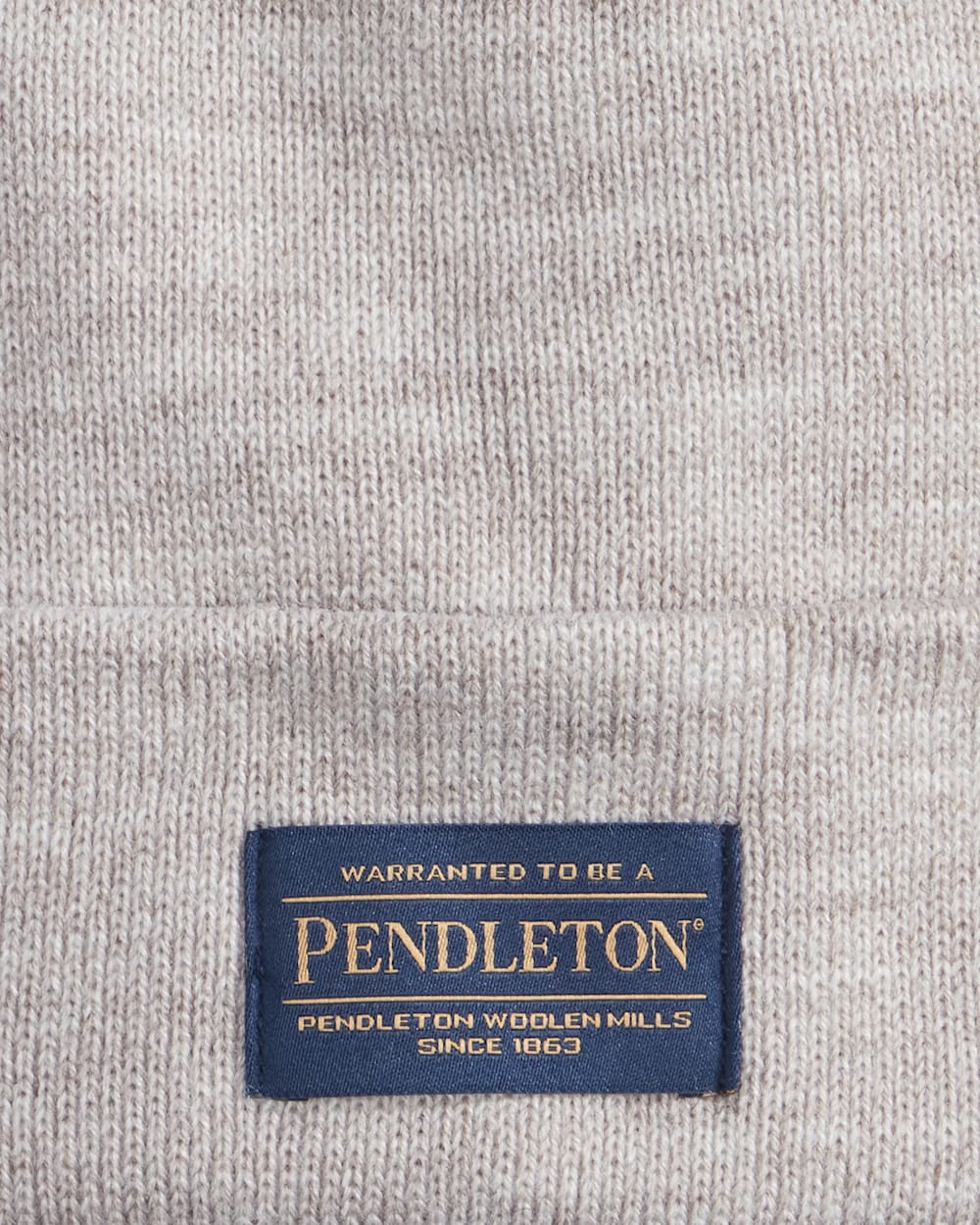 PENDLETON BEANIE<br>OATMEAL HEATHER