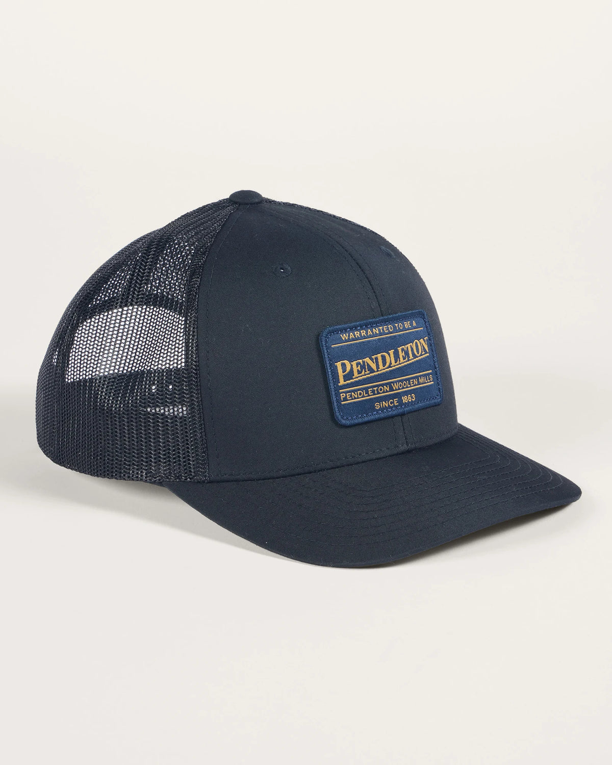 CLASSIC PATCH TRUCKER HAT<br>BLACK