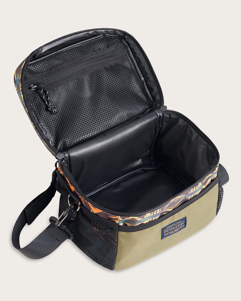 MYSTIC LAKE EXPLORER LUNCHBOX<br>OLIVE MULTI