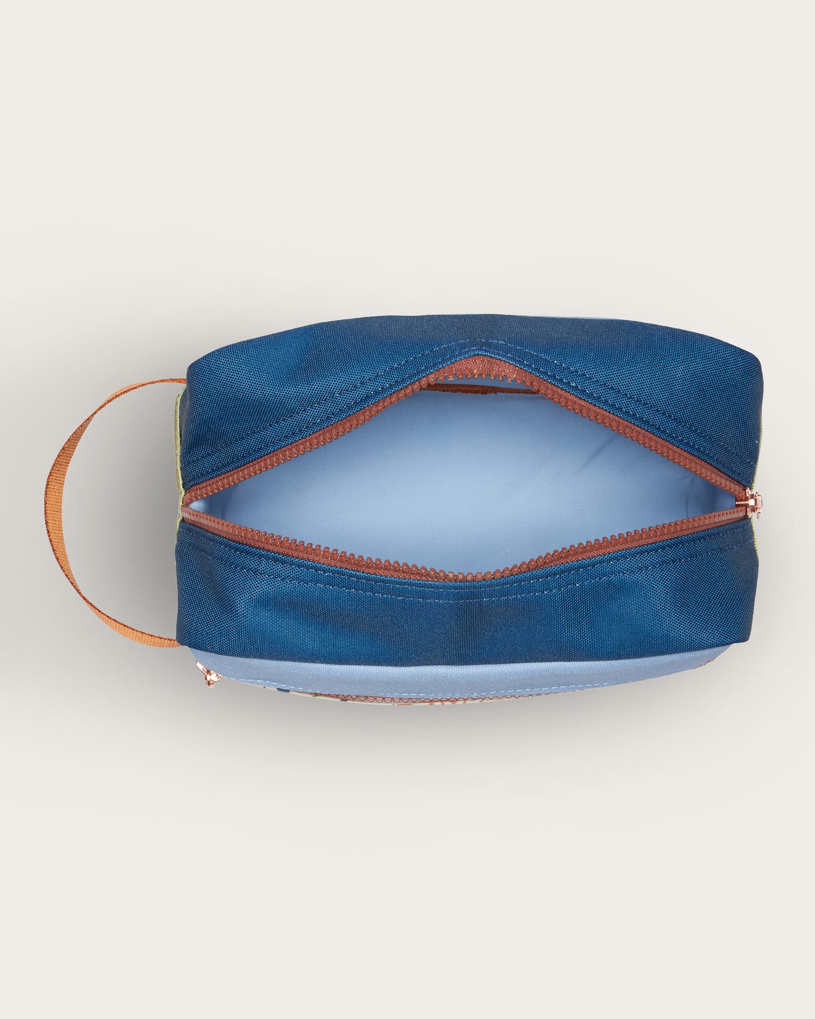 HARDING BEACH CANOPY CANVAS CARRYALL POUCH<br>BLUE MULTI