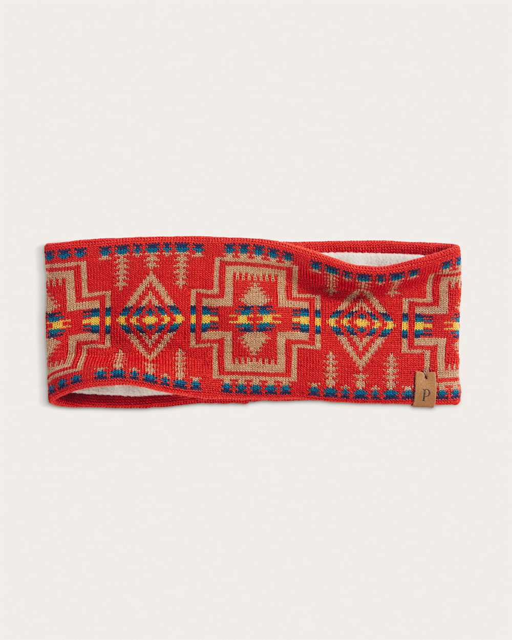 HARDING FLEECE-LINED MERINO HEADBAND<br>RED