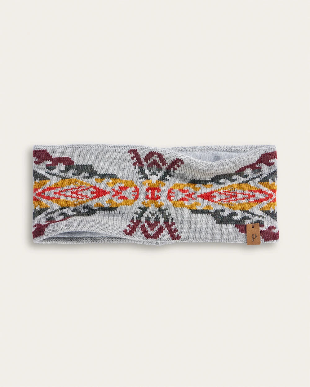 AUTUMN BIRCH FLEECE-LINED MERINO HEADBAND<br>GREY