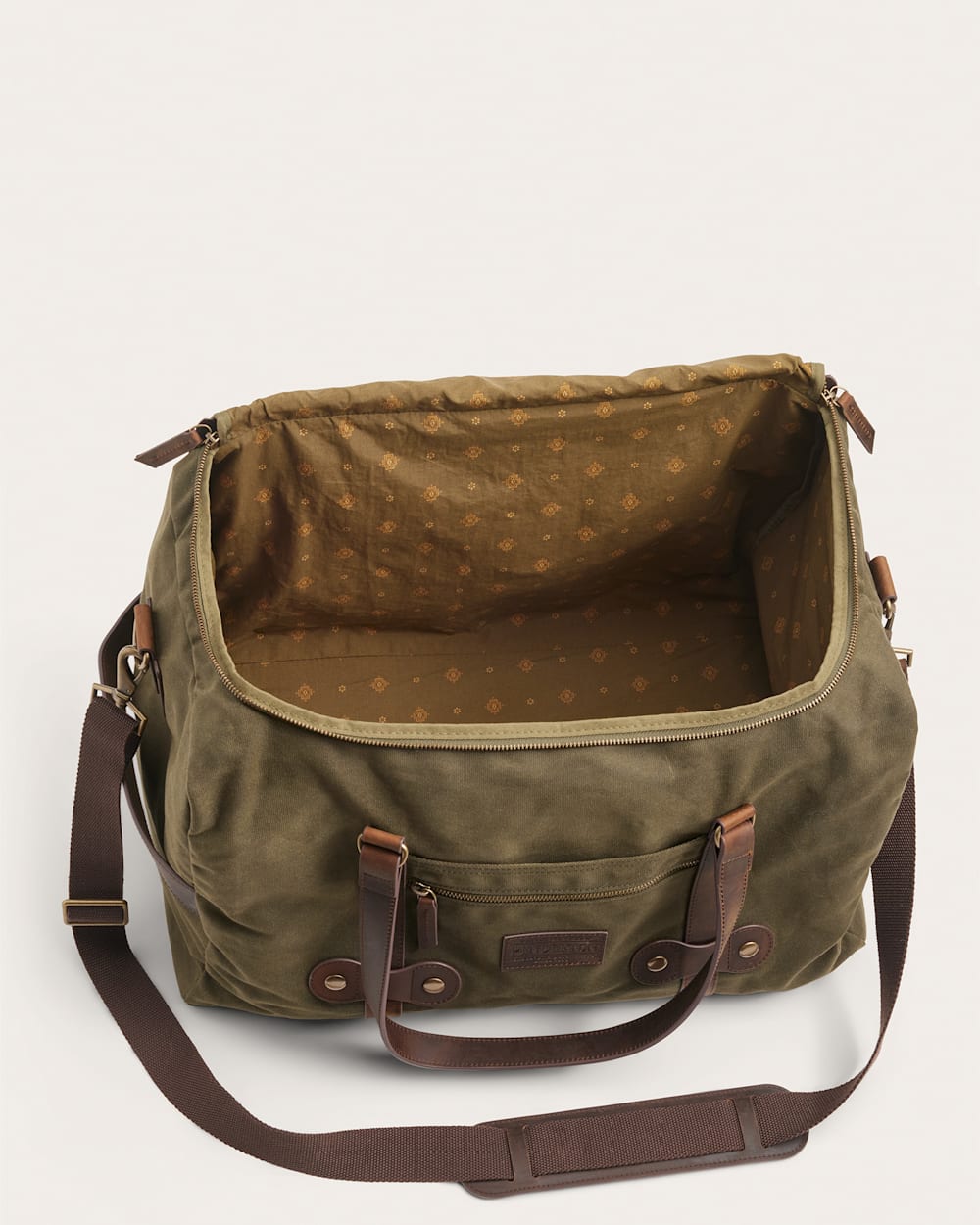 ODYSSEY WAXED CANVAS DUFFEL BAG<br>OLIVE