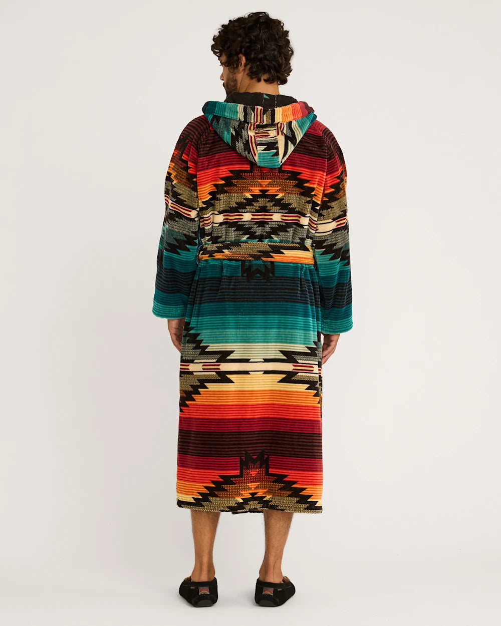 UNISEX SALTILLO COTTON TERRY VELOUR ROBE<br>SALTILLO SUNSET