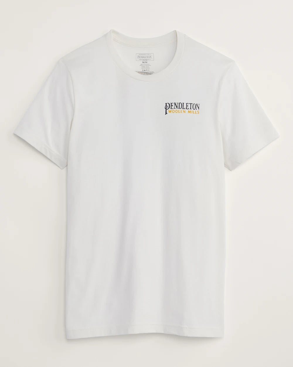 MEN'S BISON GRAPHIC TEE<br>VINTAGE WHITE/BROWN