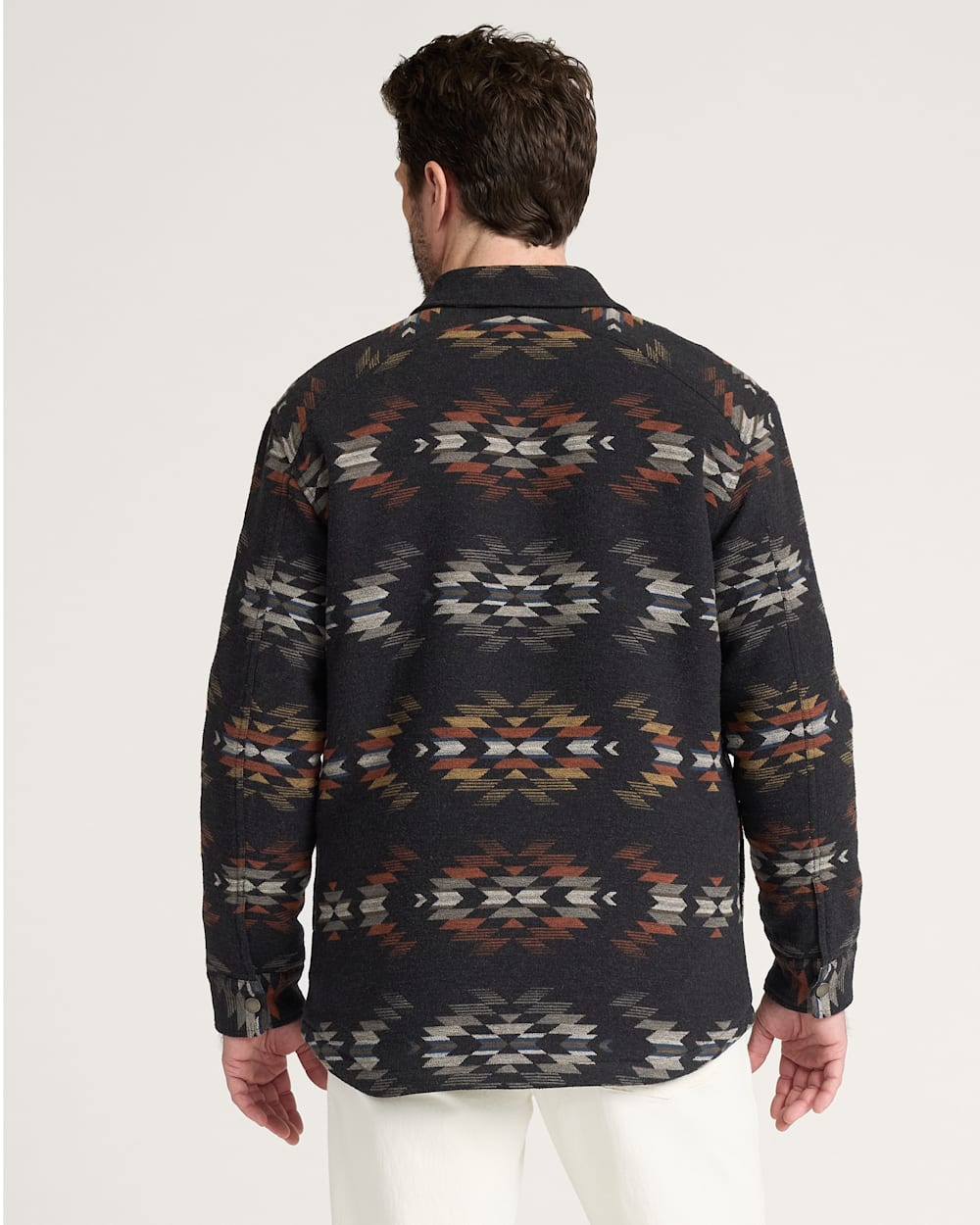 SAMPLE - MEN'S WYETH FALLS COTTON CHAMOIS SHERPA-LINED SHIRT JACKET<br>OXFORD