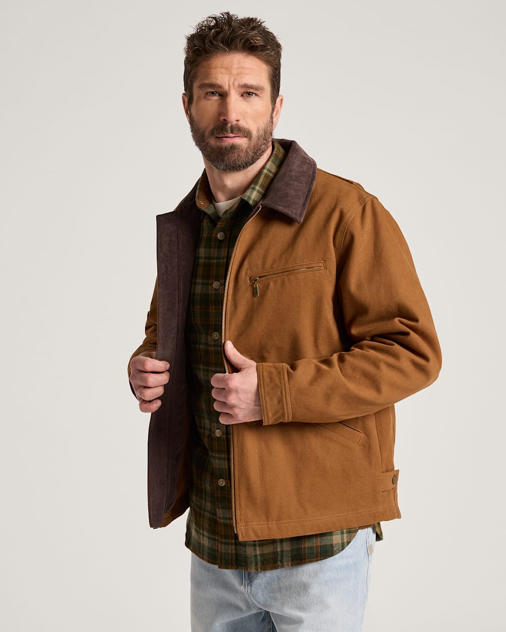 MEN'S TAHOMA CANVAS TRUCKER JACKET<br>WHISKEY