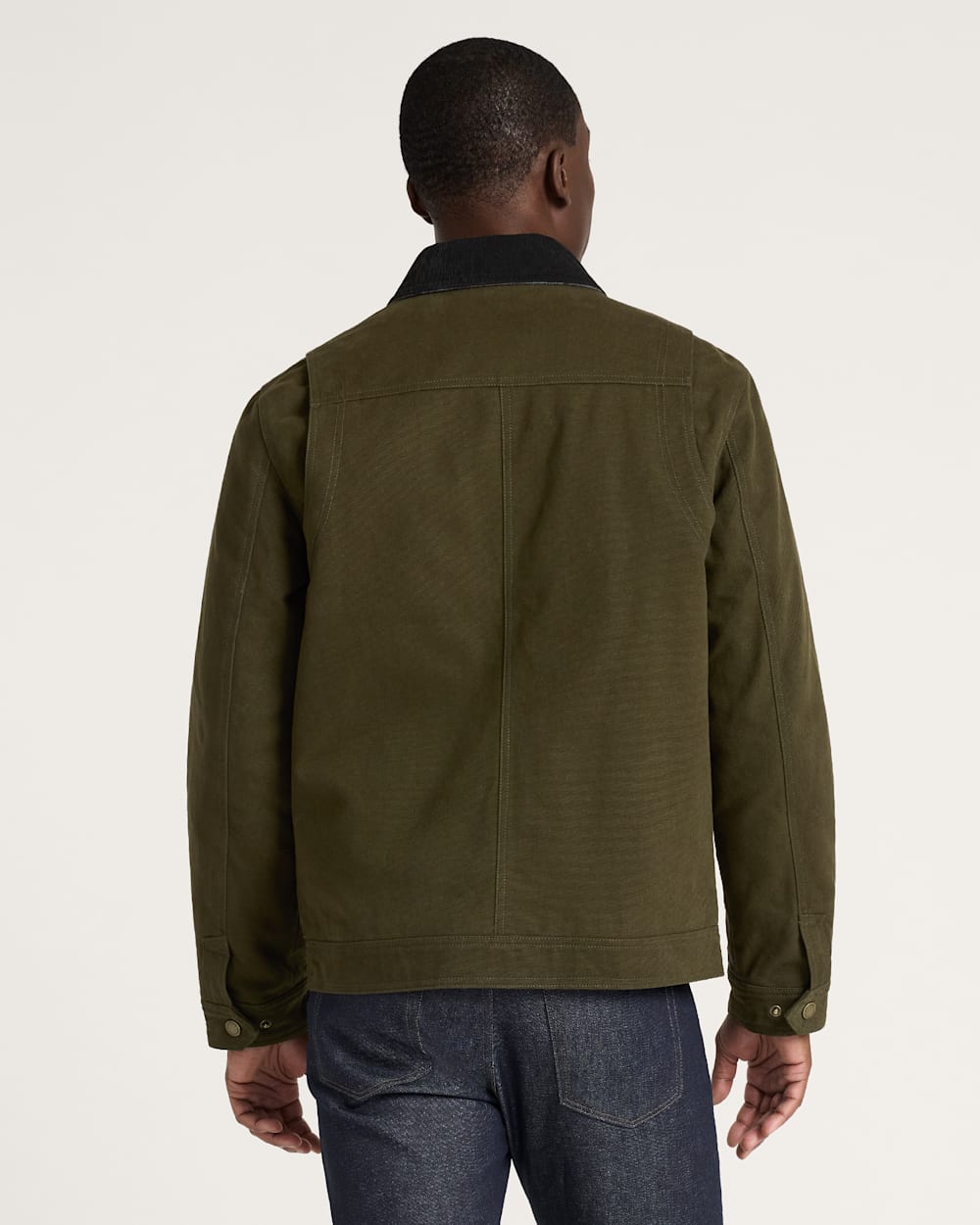 MEN'S CARSON CITY CANVAS RANCH COAT<br>DARK OLIVE