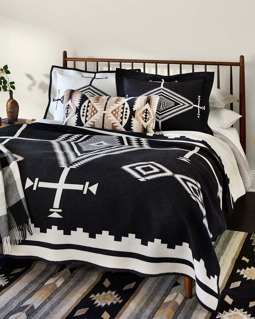 LOS OJOS BLANKET<br>BLACK/WHITE