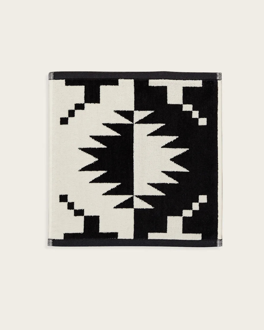 SPIDER ROCK 3PC TOWEL SET<br>BLACK/WHITE