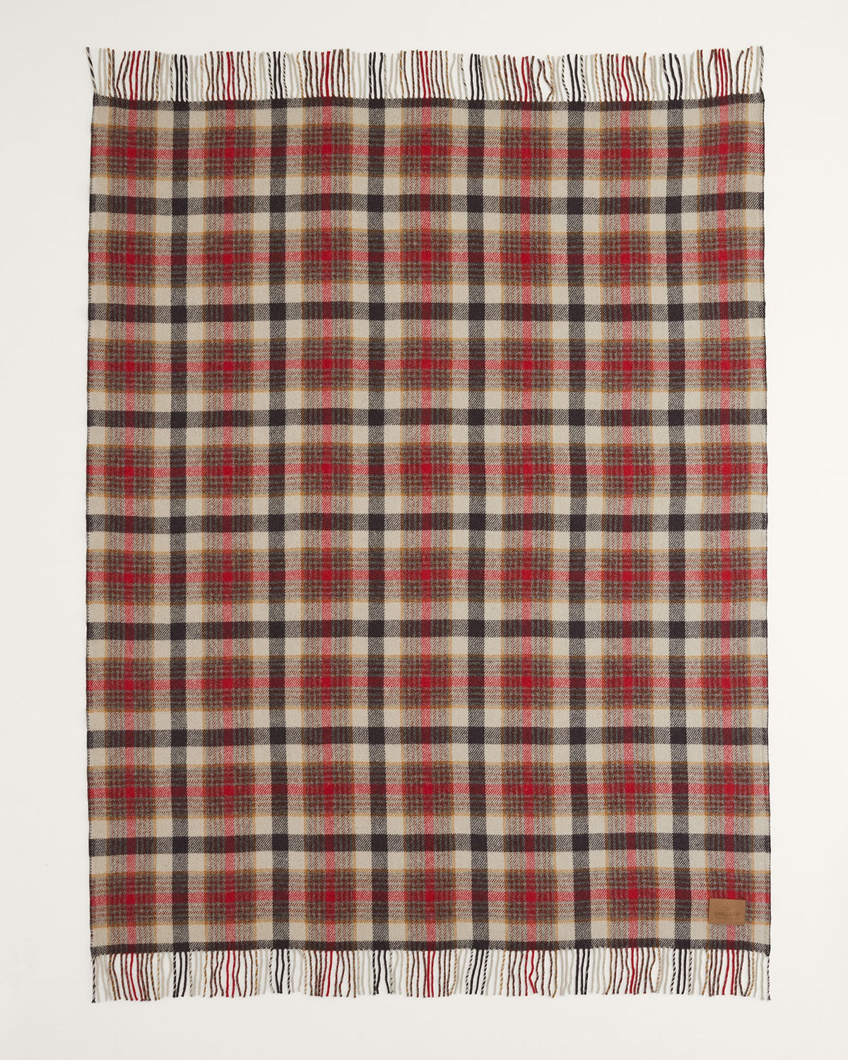 MOTOR ROBE THROW WITH LEATHER CARRIER<br>LASSEN