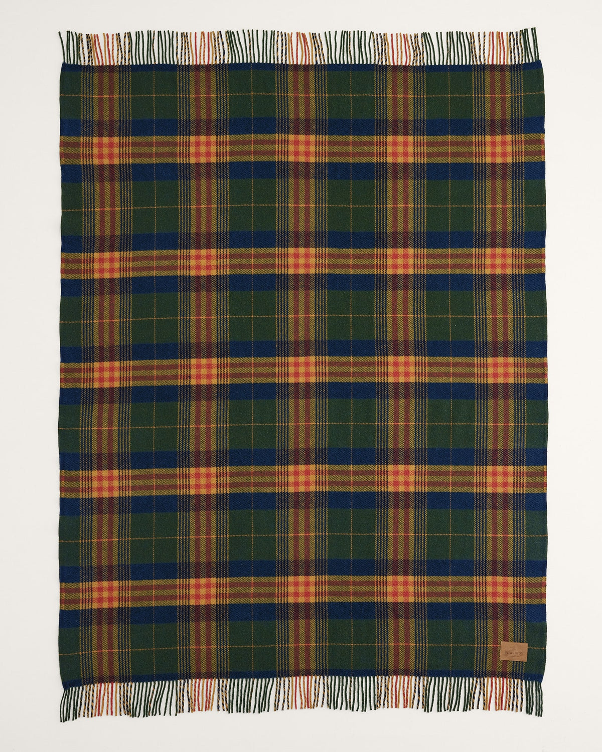 MOTOR ROBE THROW WITH LEATHER CARRIER<br>FOREST PARK