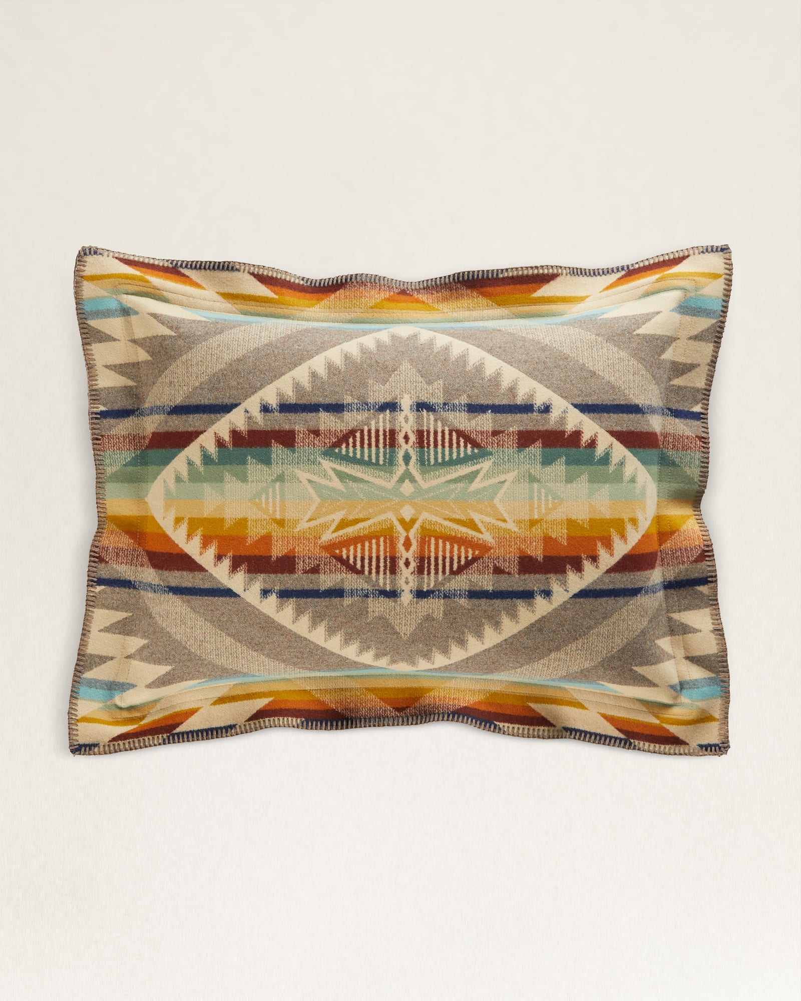 SUMMERLAND SHAM<br>TAUPE MULTI