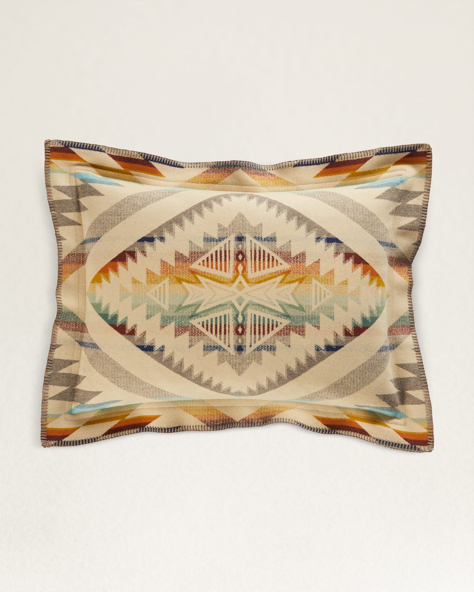 SUMMERLAND SHAM<br>TAUPE MULTI