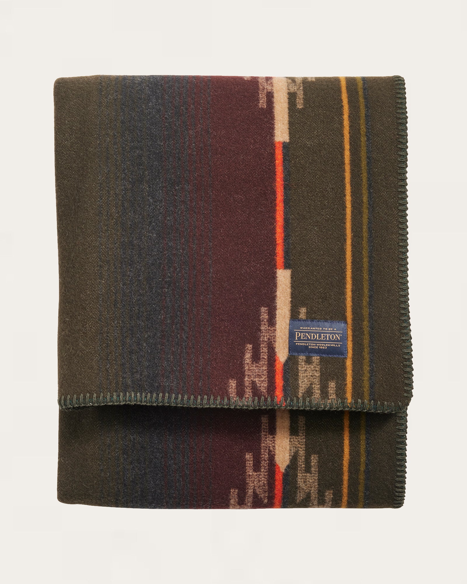 TUMALO RIDGE THROW<br>GREEN