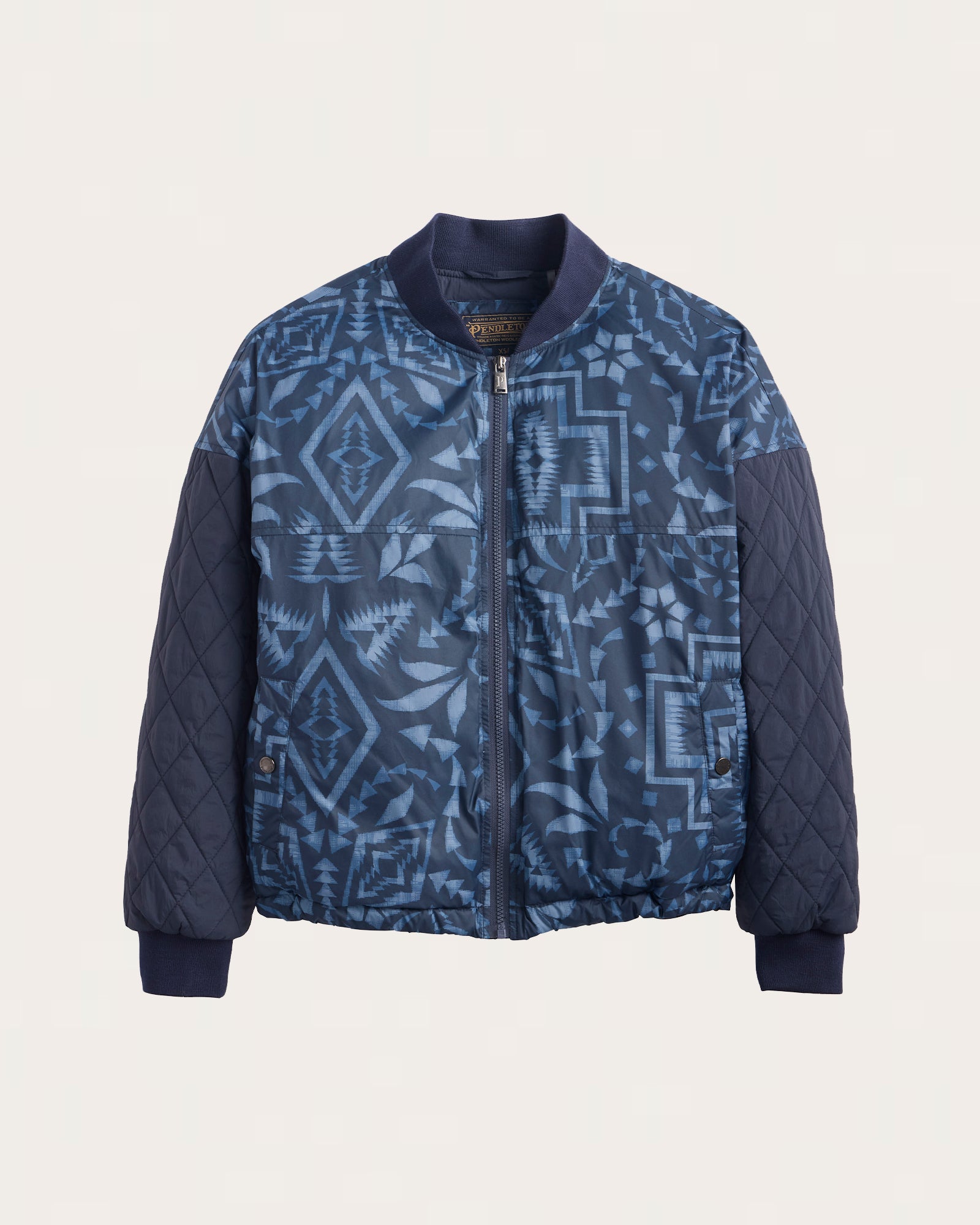 WOMEN'S SWEET GRASS BOMBER<br>HARDING NAVY