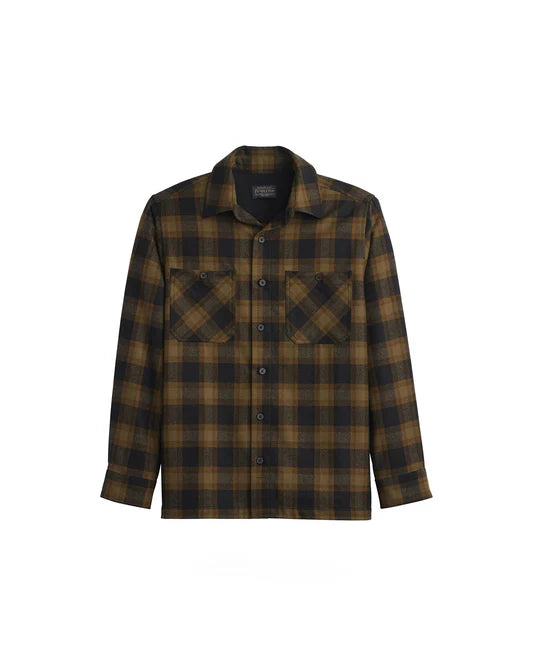 SAMPLE - UMATILLA WORK SHIRT<br>OLIVE/BLACK CHECK