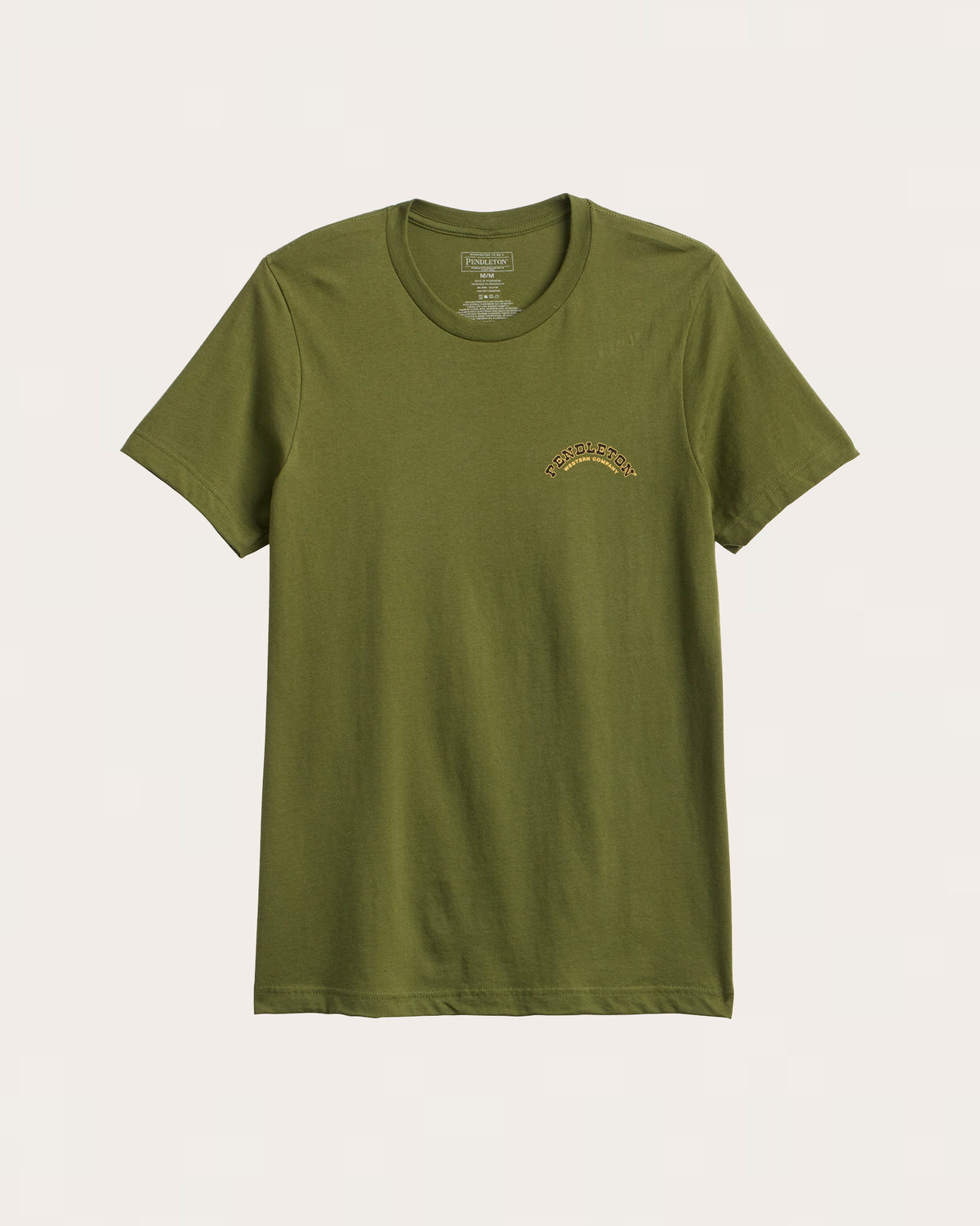 MEN'S SHORT-SLEEVE WESTERN GRAPHIC TEE<br>OLIVE/MULTI