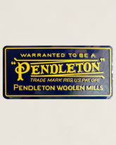 VINTAGE LOGO WALL SIGN<br>NAVY