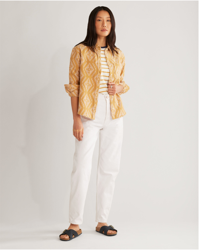 Long Beach Chamois Shirt <br> Curry/Brown Sugar