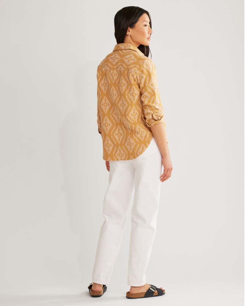 Long Beach Chamois Shirt<br>Curry/Brown Sugar