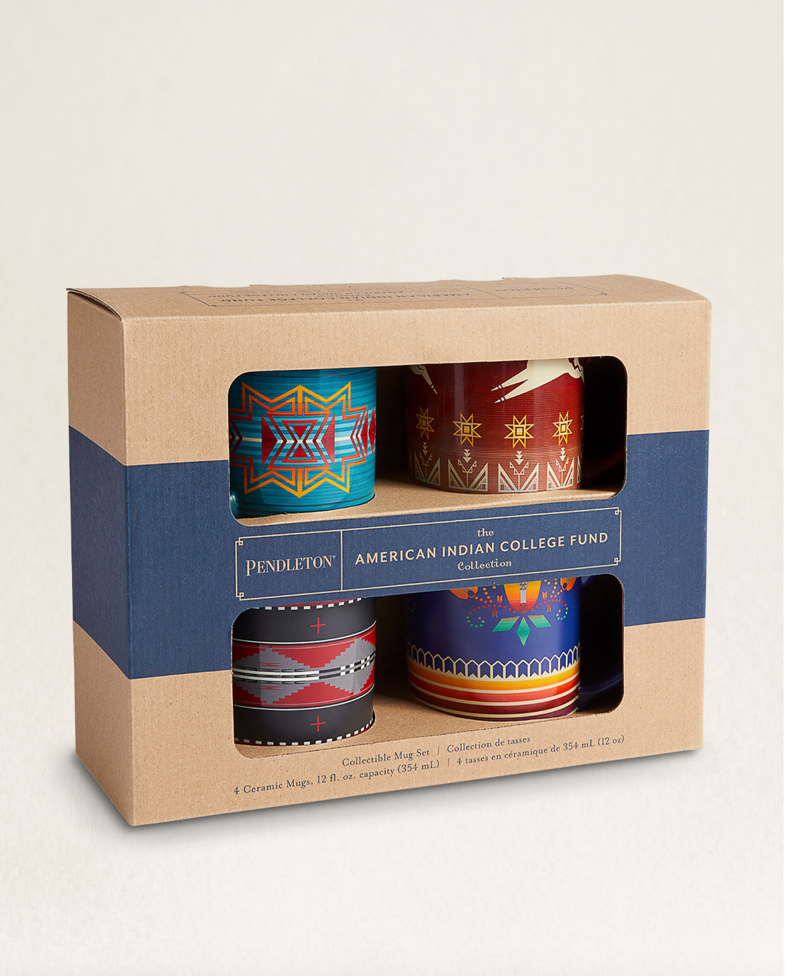12 oz Coffee Mug Set of 4 <br> The College Fund #3