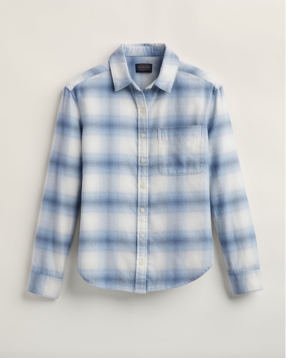 Boyfriend Flannel Shirt<br>Blue Ombre