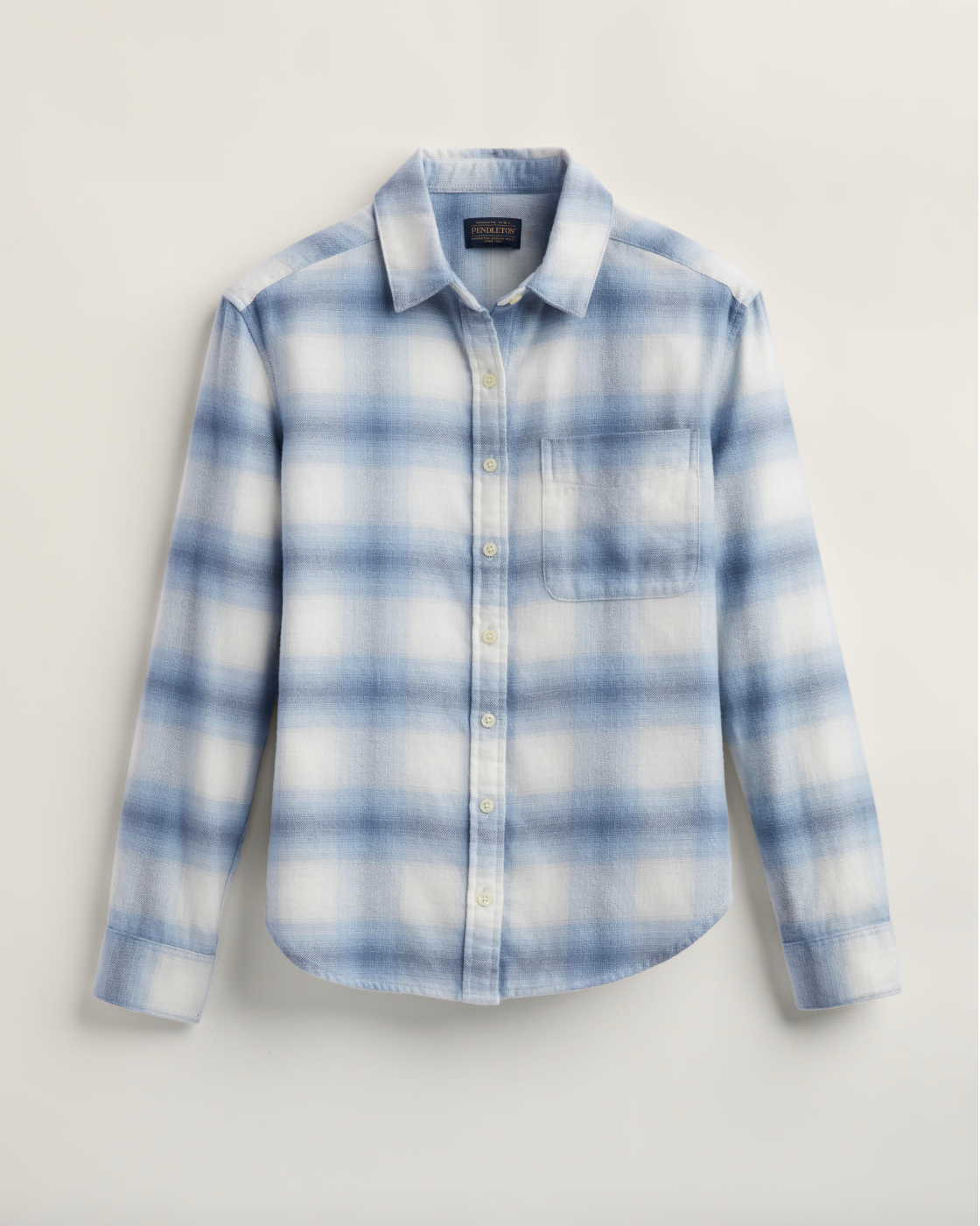 Boyfriend Flannel Shirt <br> Blue Ombre