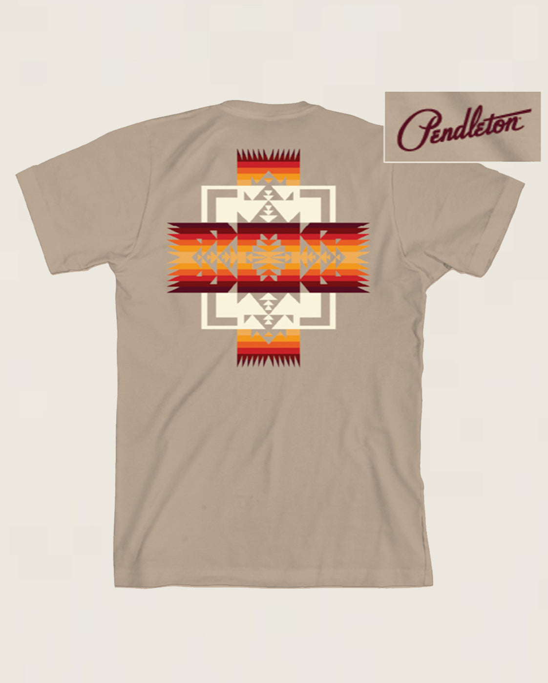 Chief Joseph Graphic Tee <br> Tan / Multi