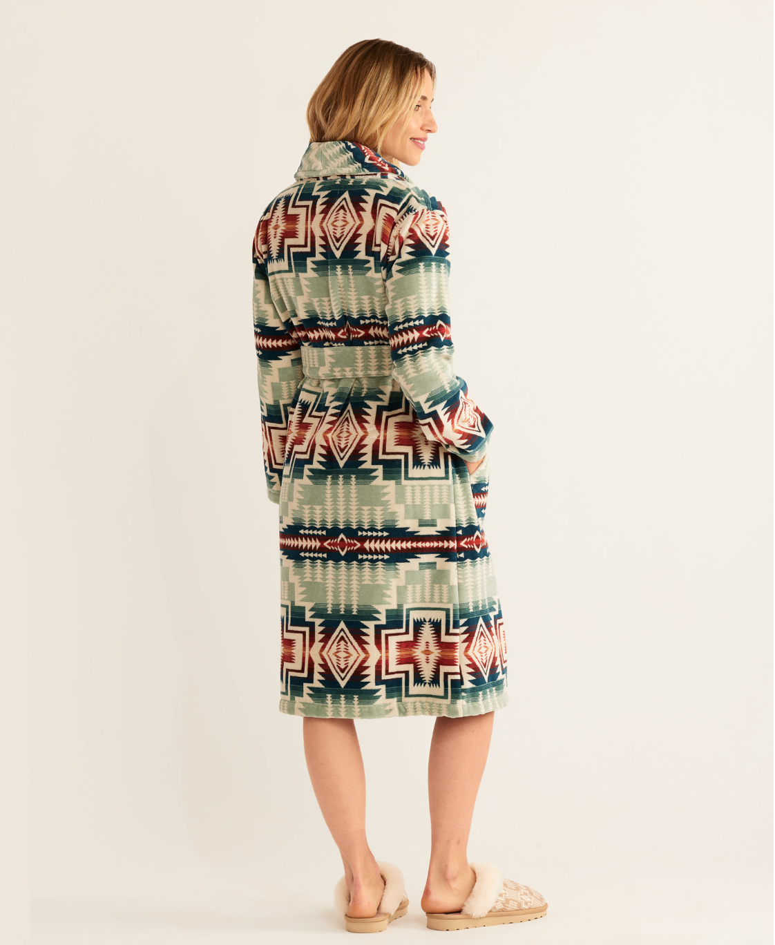 Women's Robe <br> Silver Blue Harding Star