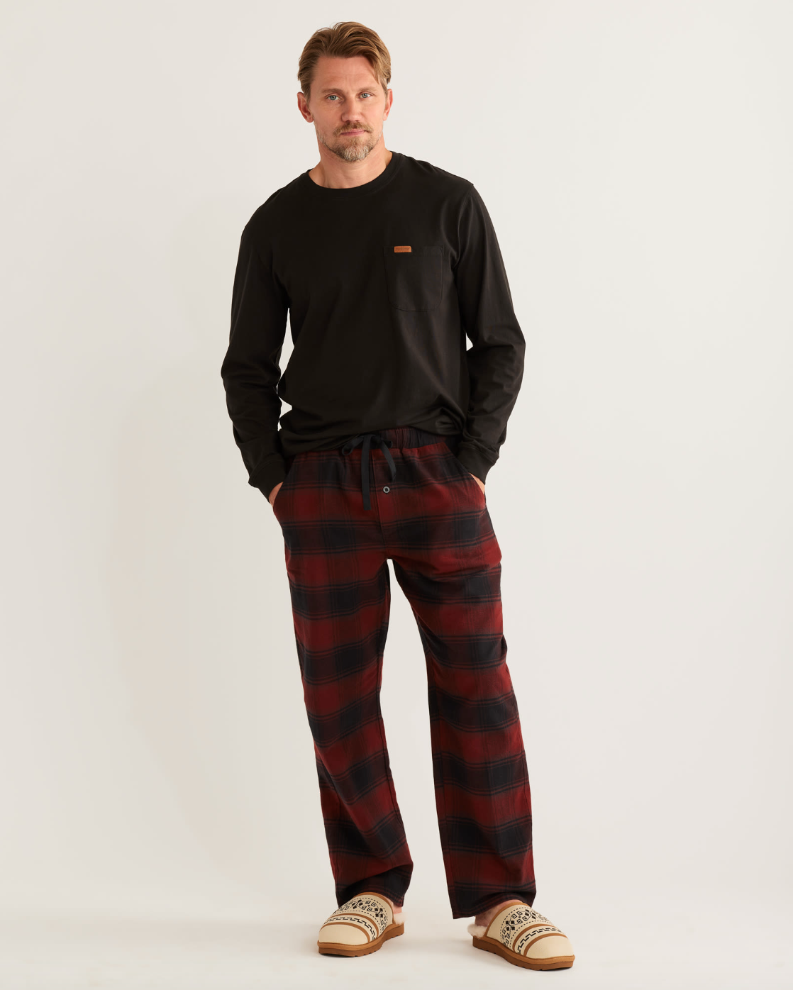 PJ Pant <br> Red/Black Ombre
