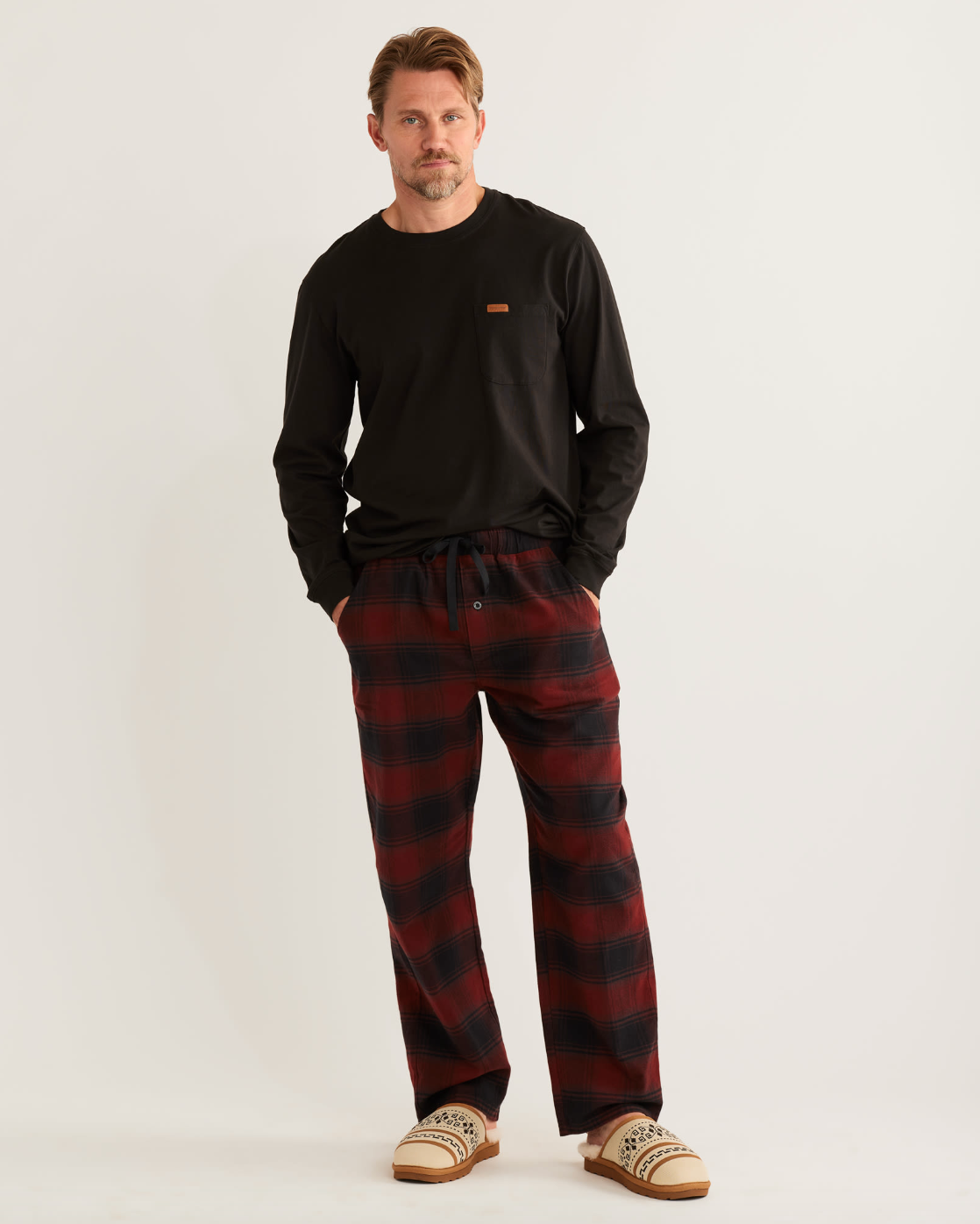 PJ Pant<br>Red/Black Ombre