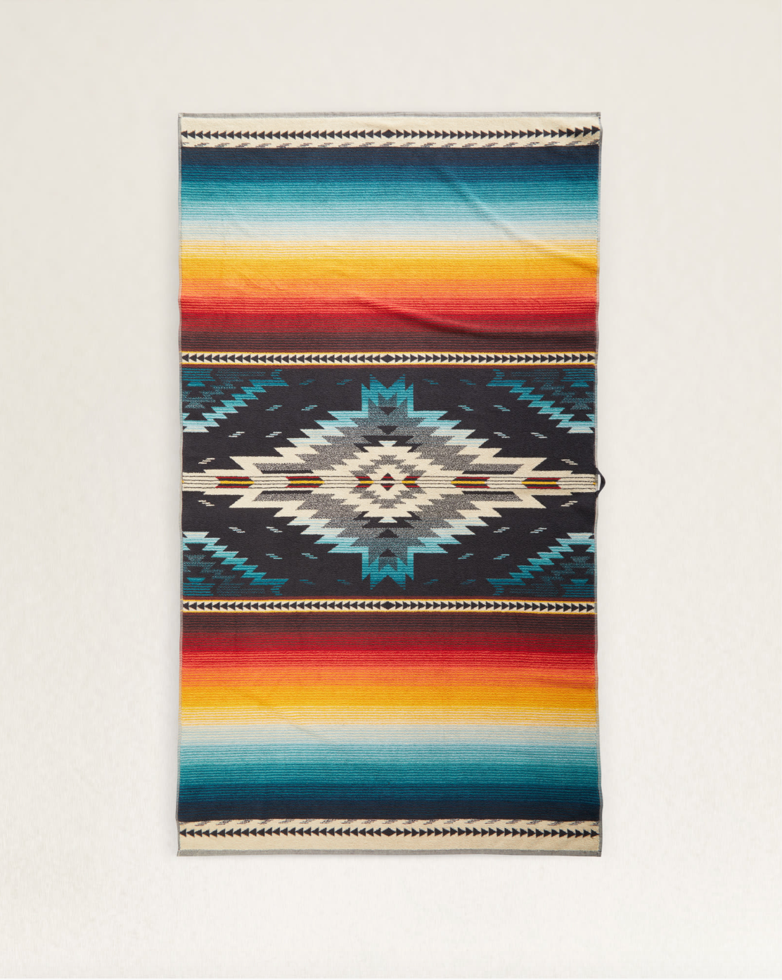 Oversized Jacquard Spa Towel<br>Saltillo Sunset