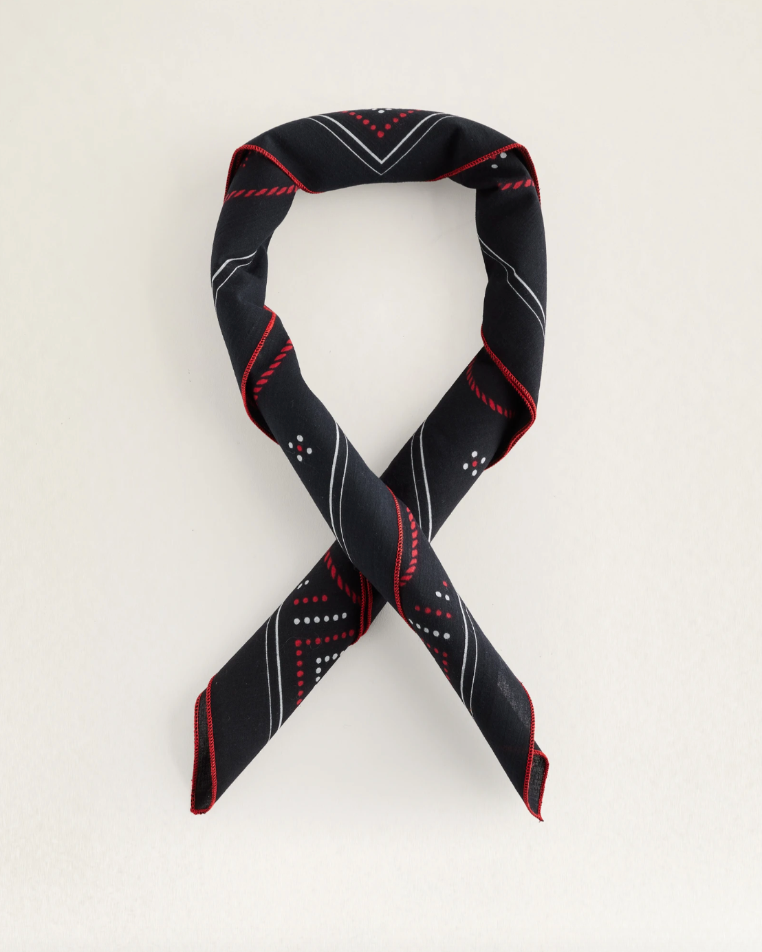 COWBOY SCENE BANDANA<br>BLACK