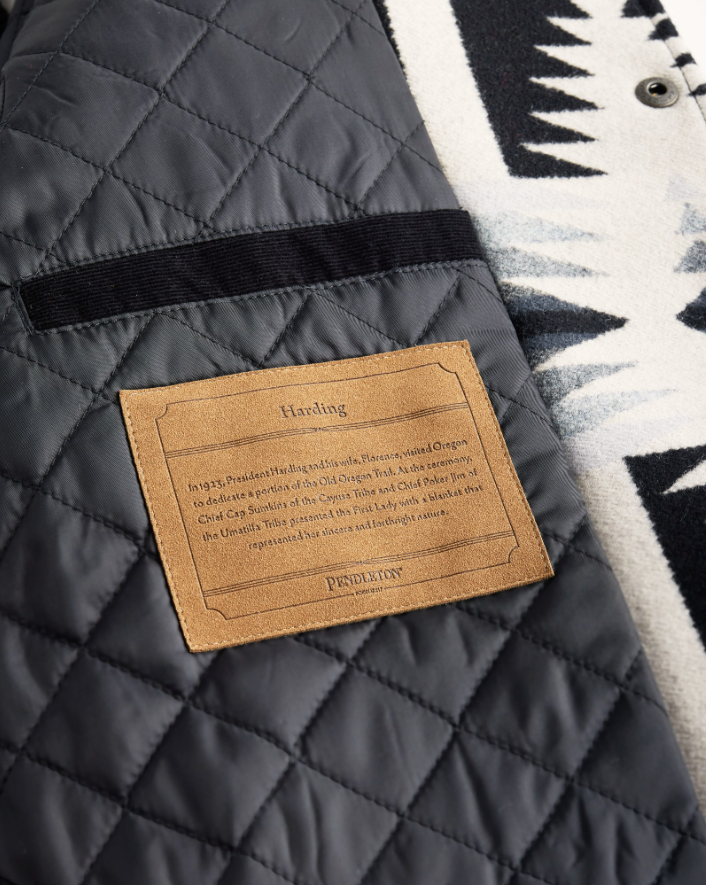 MEN'S GORGE WOOL JACKET<br>BLACK HARDING