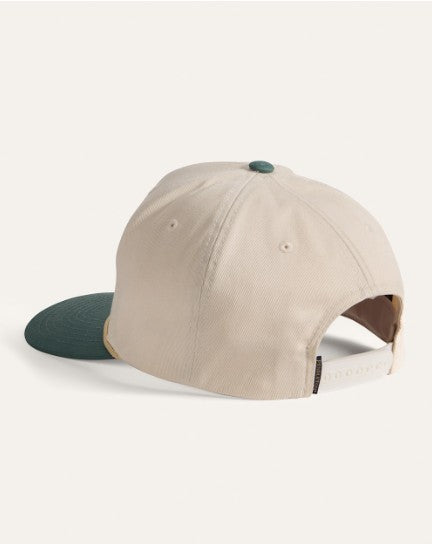 SALMON FIVE PANEL SNAPBACK HAT<br>BIRCH
