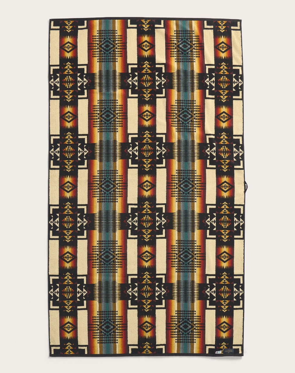 CHIEF JOSEPH SPA TOWEL<br>BLACK