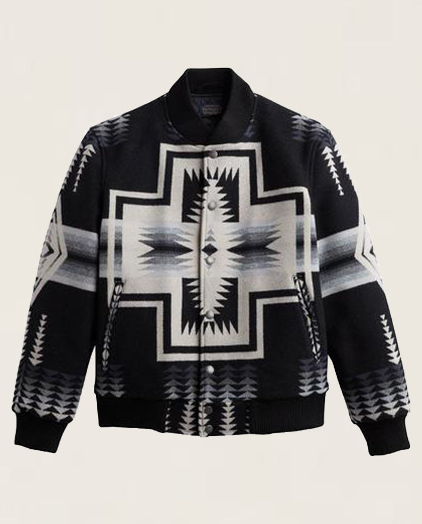 Quilted Gorge Snap Jacket <br> Harding Black