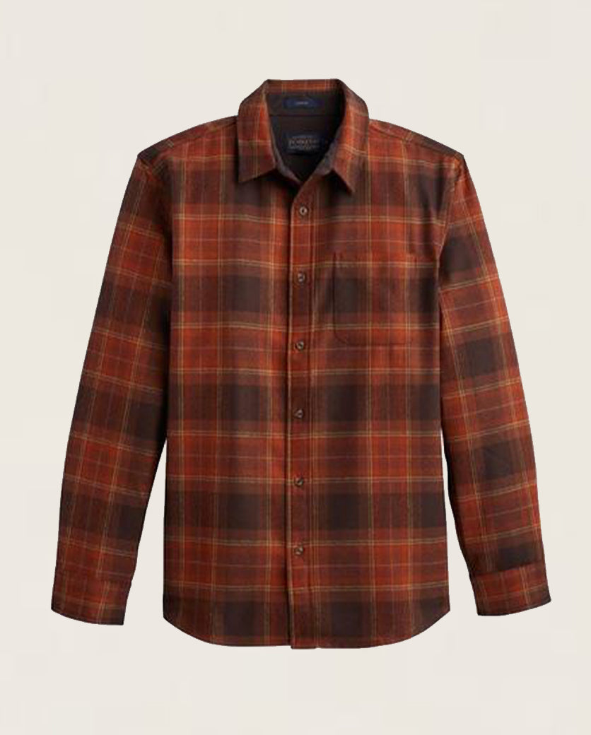Lodge Shirt <br> Brown Plaid