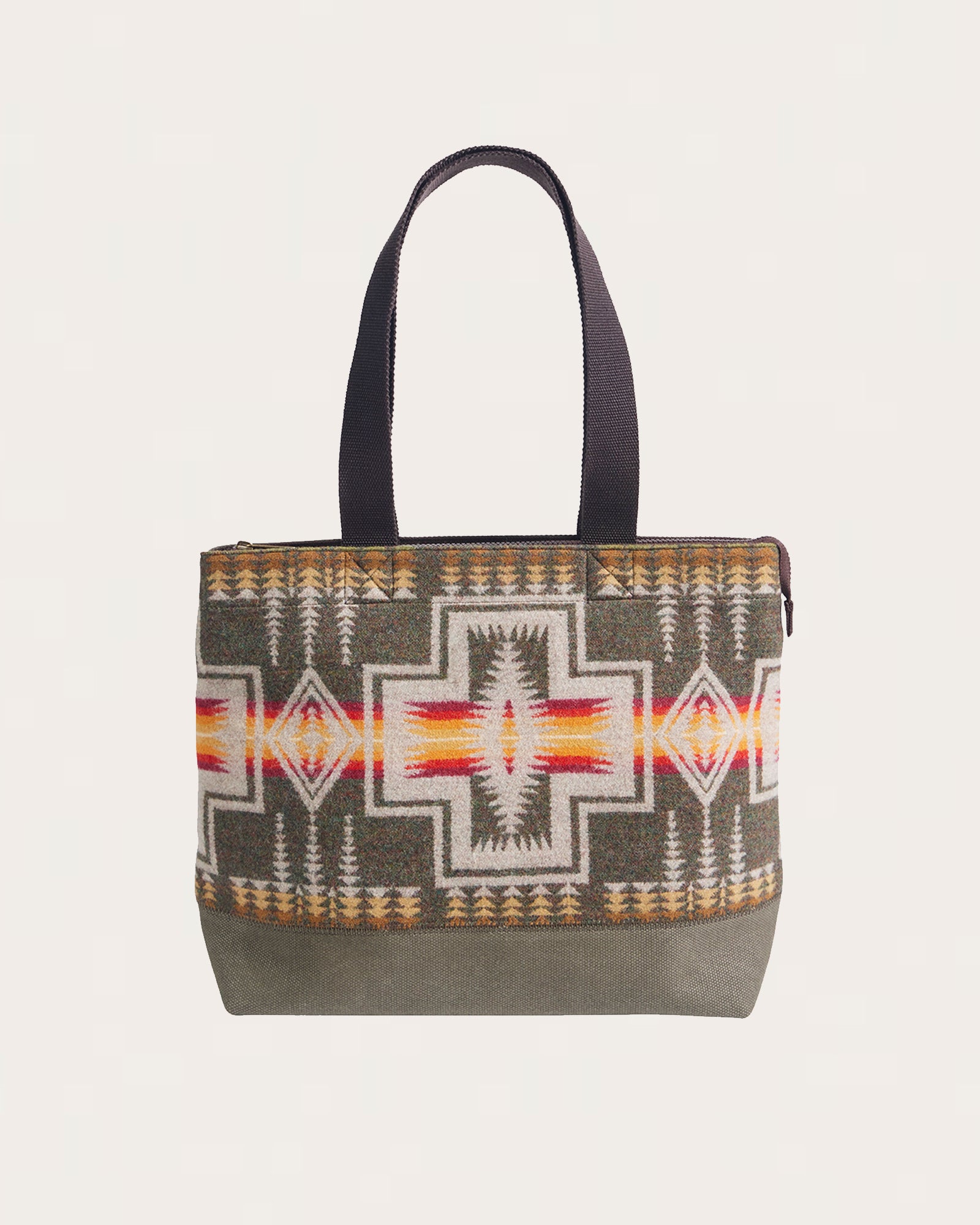 CITY ZIP TOTE<br>HARDING OLIVE
