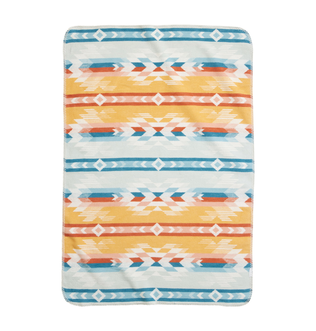 SAMPLE - WYETH FALLS CRIB BLANKET<br>BLUE MULTI