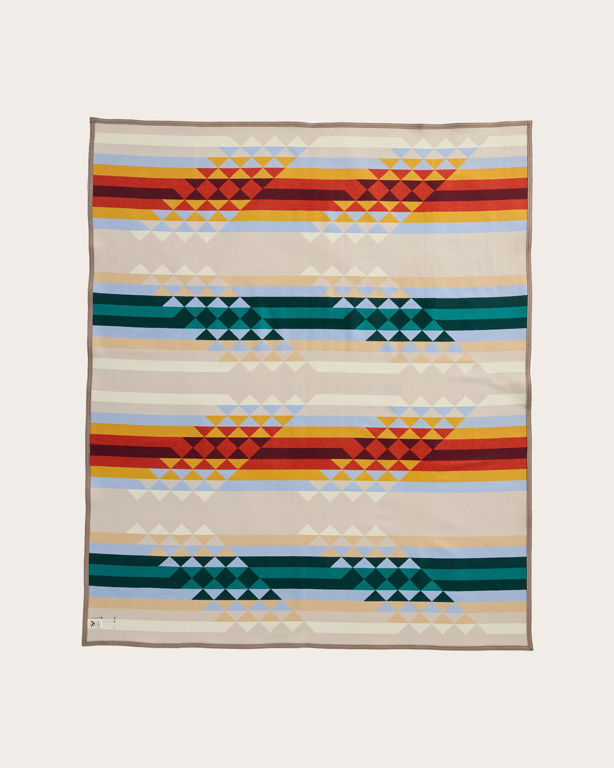 JACQUARD UNNAPPED BLANKET<br>MIDDLE WATERS