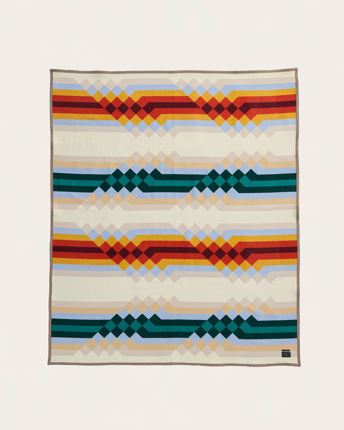 JACQUARD UNNAPPED BLANKET<br>MIDDLE WATERS