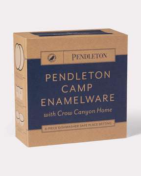 Pendleton Camp Enamelware Set<br>Camp Ivory