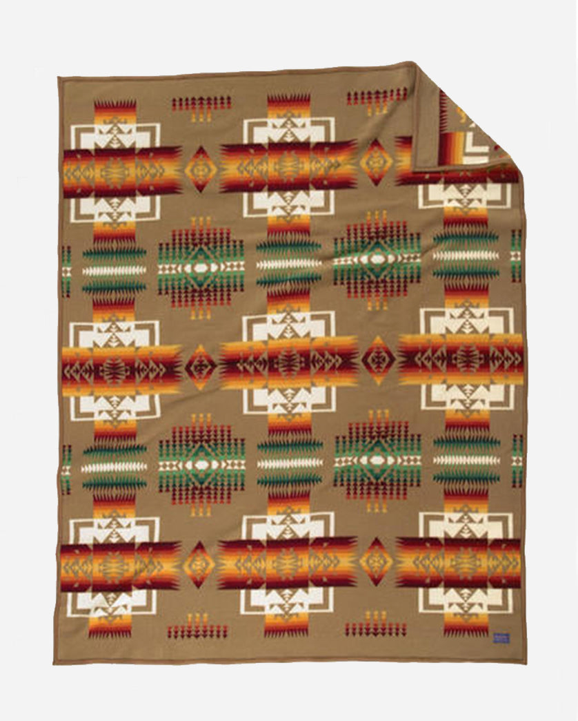 布団・毛布 Pendleton Chief Joseph Khaki Blanket Pendleton® Chief Joseph - Khaki - Pendleton Canada