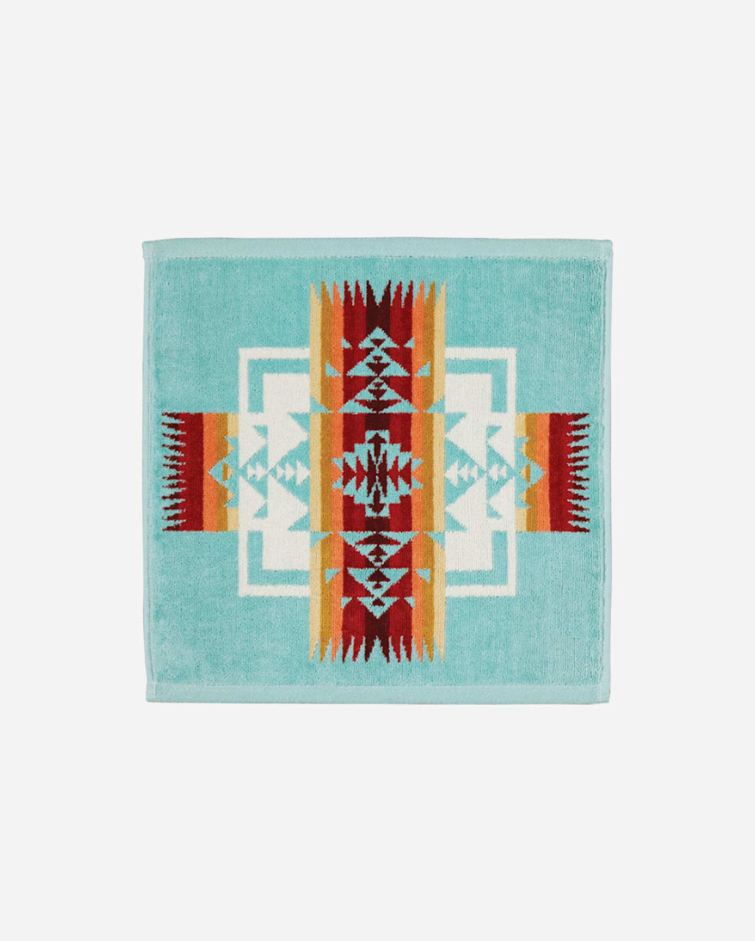 CHIEF JOSEPH WASHCLOTH, 3-PACK<br>AQUA